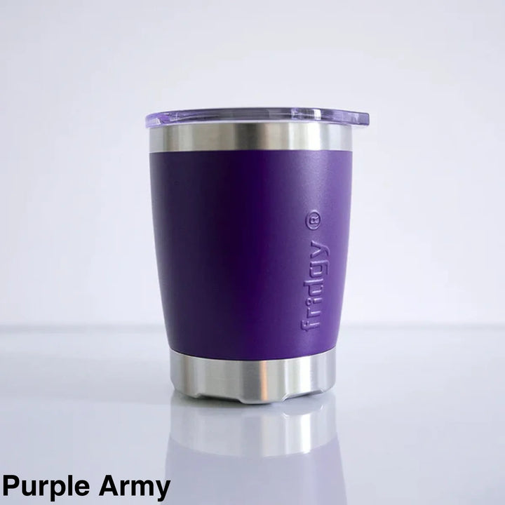 Fridgy 350ml Mini Insulated Tumbler Purple Army