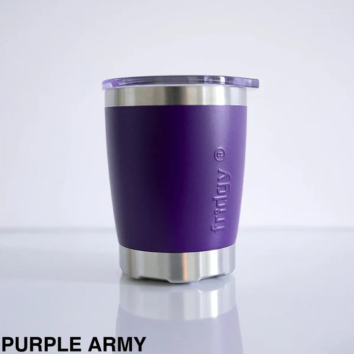 Fridgy 350ml Mini Insulated Tumbler Purple Army