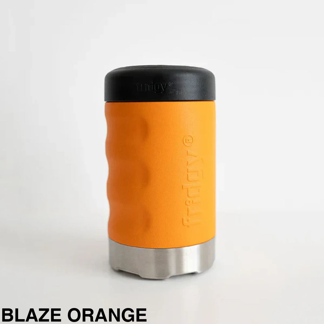 Fridgy 375ml Can Cooler Blaze Orange