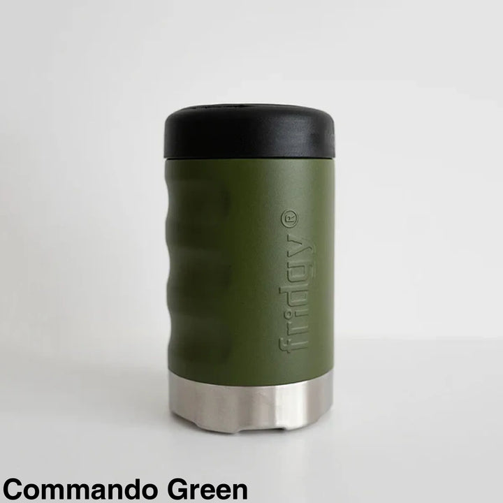 Fridgy 375Ml Can Cooler Commando Green