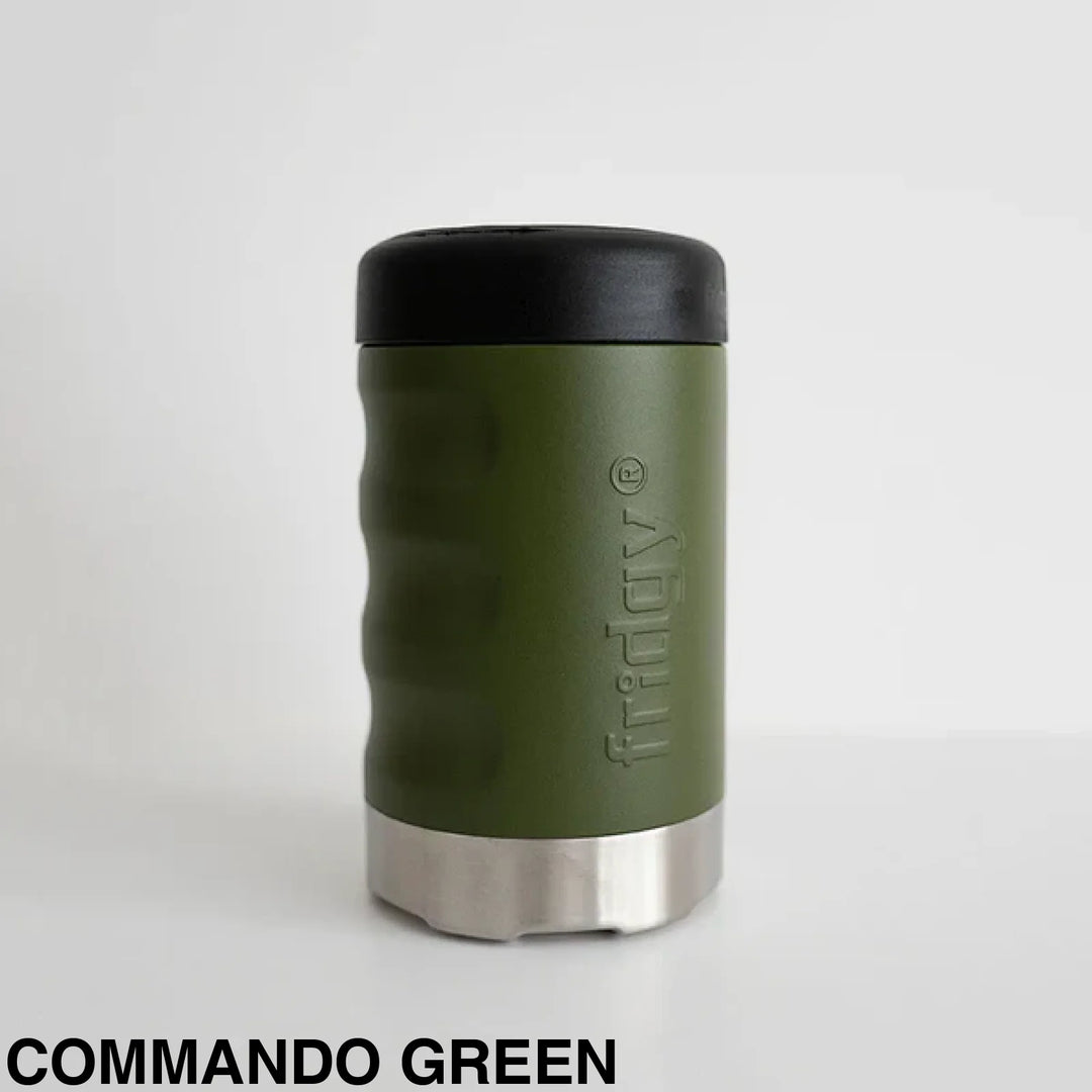 Fridgy 375Ml Can Cooler Commando Green