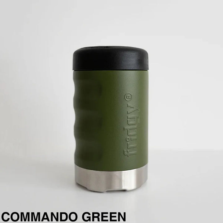 Fridgy 375Ml Can Cooler Commando Green