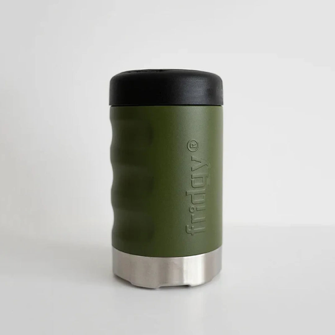Fridgy 375Ml Can Cooler Commando Green
