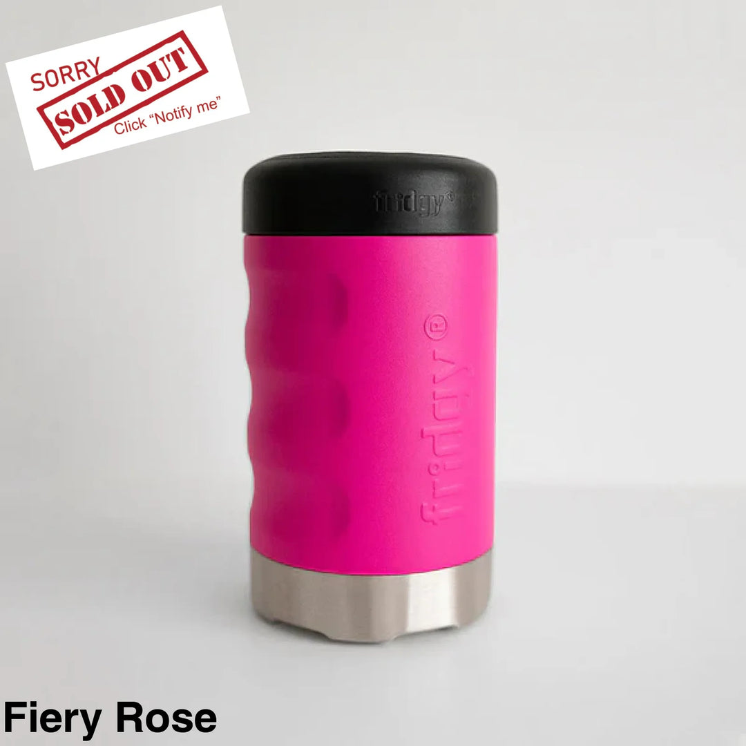 Fridgy 375Ml Can Cooler Fiery Rose