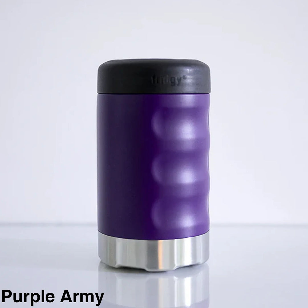 Fridgy 375Ml Can Cooler Purple Army