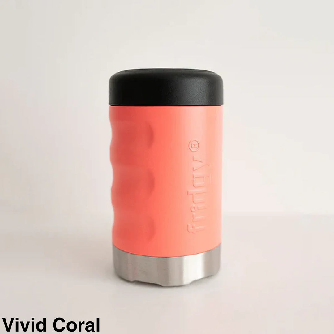 Fridgy 375Ml Can Cooler Vivid Coral