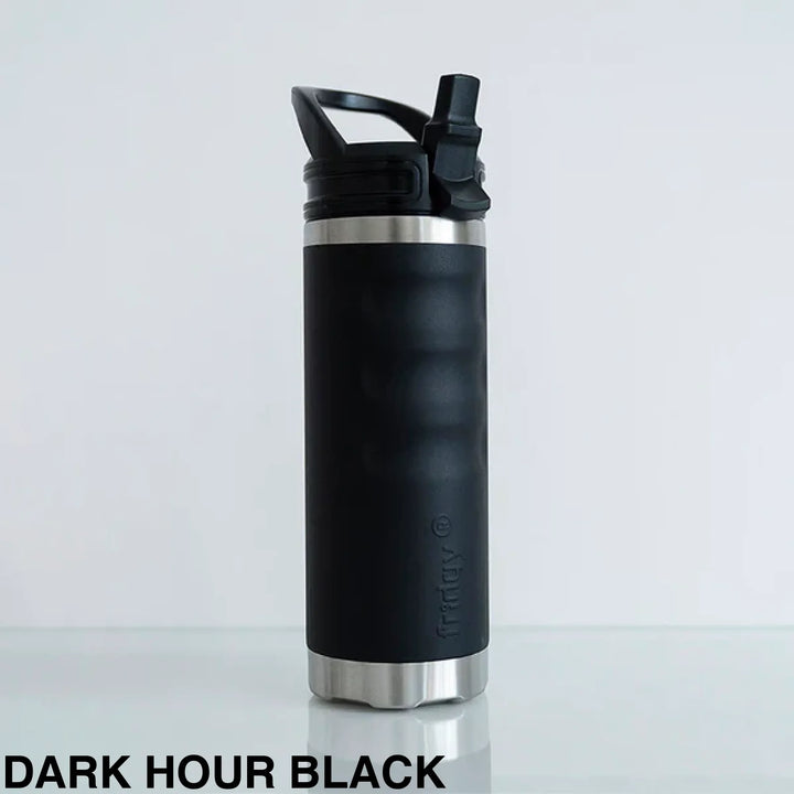 Fridgy 540Ml Insulated Bottle Sipper Dark Hour Black
