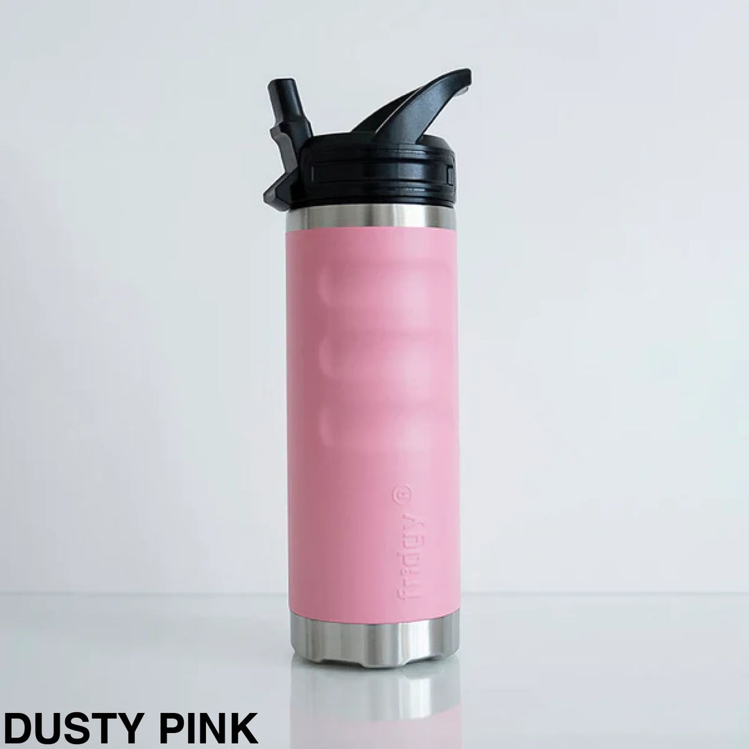 Fridgy 540ml Insulated Bottle Sipper Dusty Pink