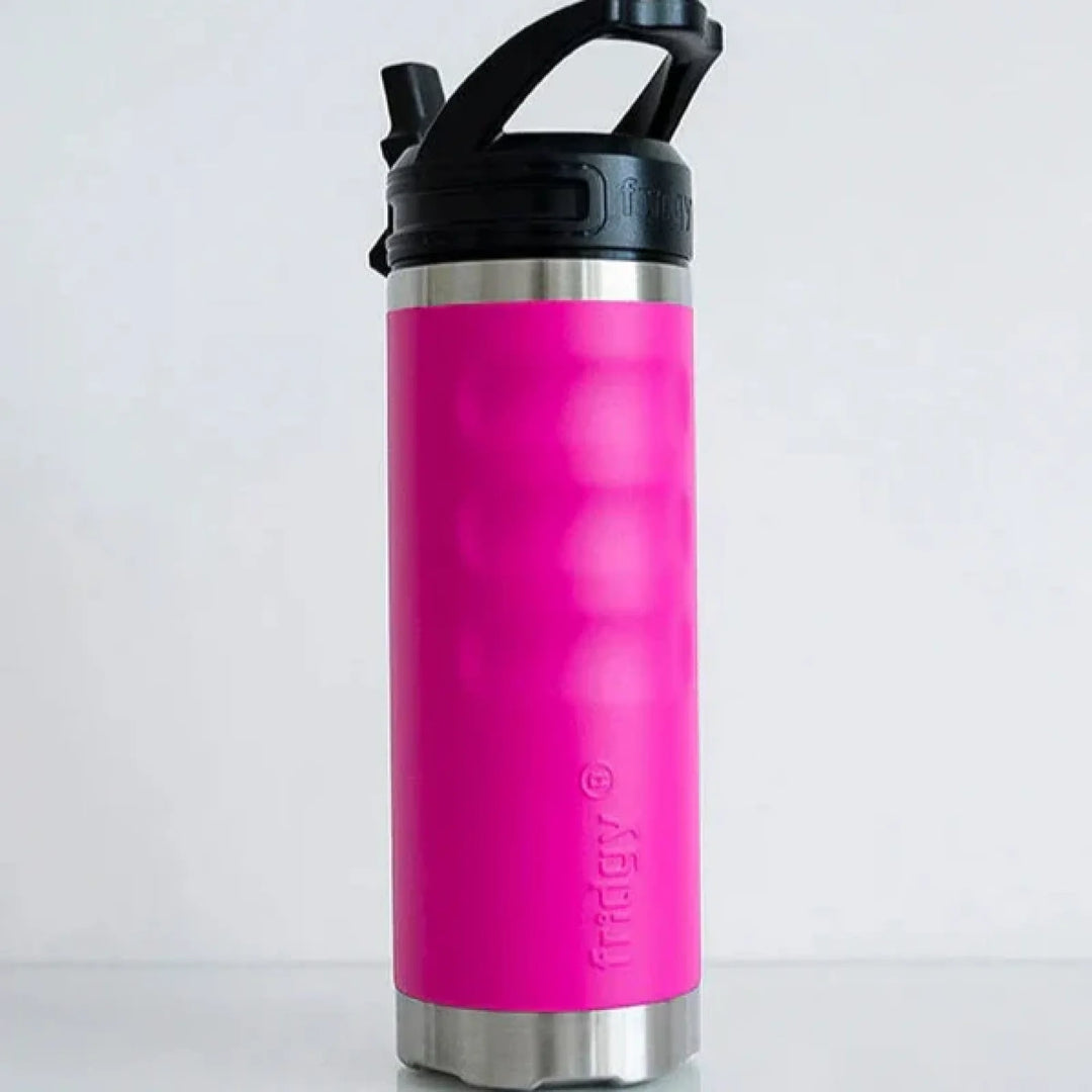 Fridgy 540Ml Insulated Bottle Sipper Fiery Rose