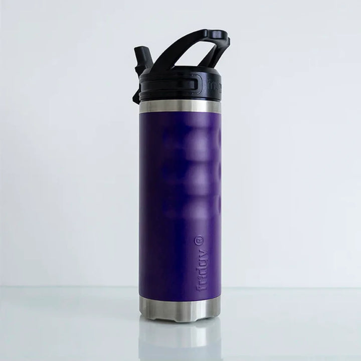 Fridgy 540Ml Insulated Bottle Sipper Purple Army