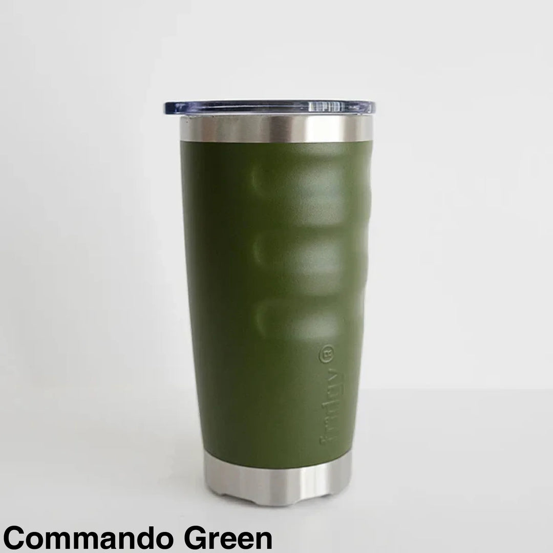 Fridgy 600Ml Insulated Tumbler Commando Green