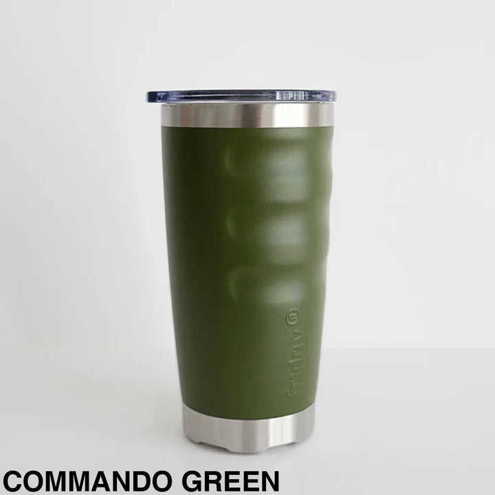 Fridgy 600Ml Insulated Tumbler Commando Green
