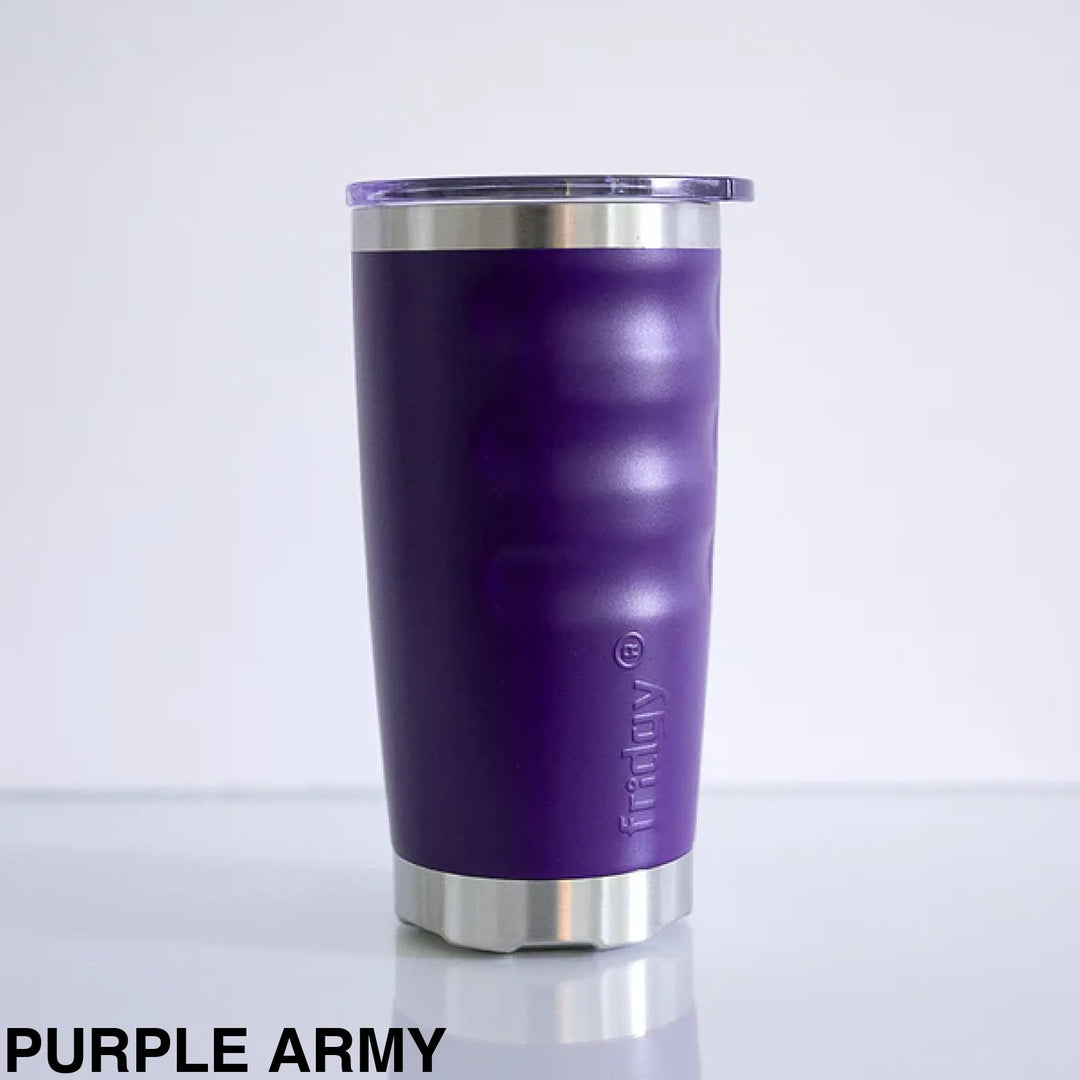 Fridgy 600Ml Insulated Tumbler Purple Army