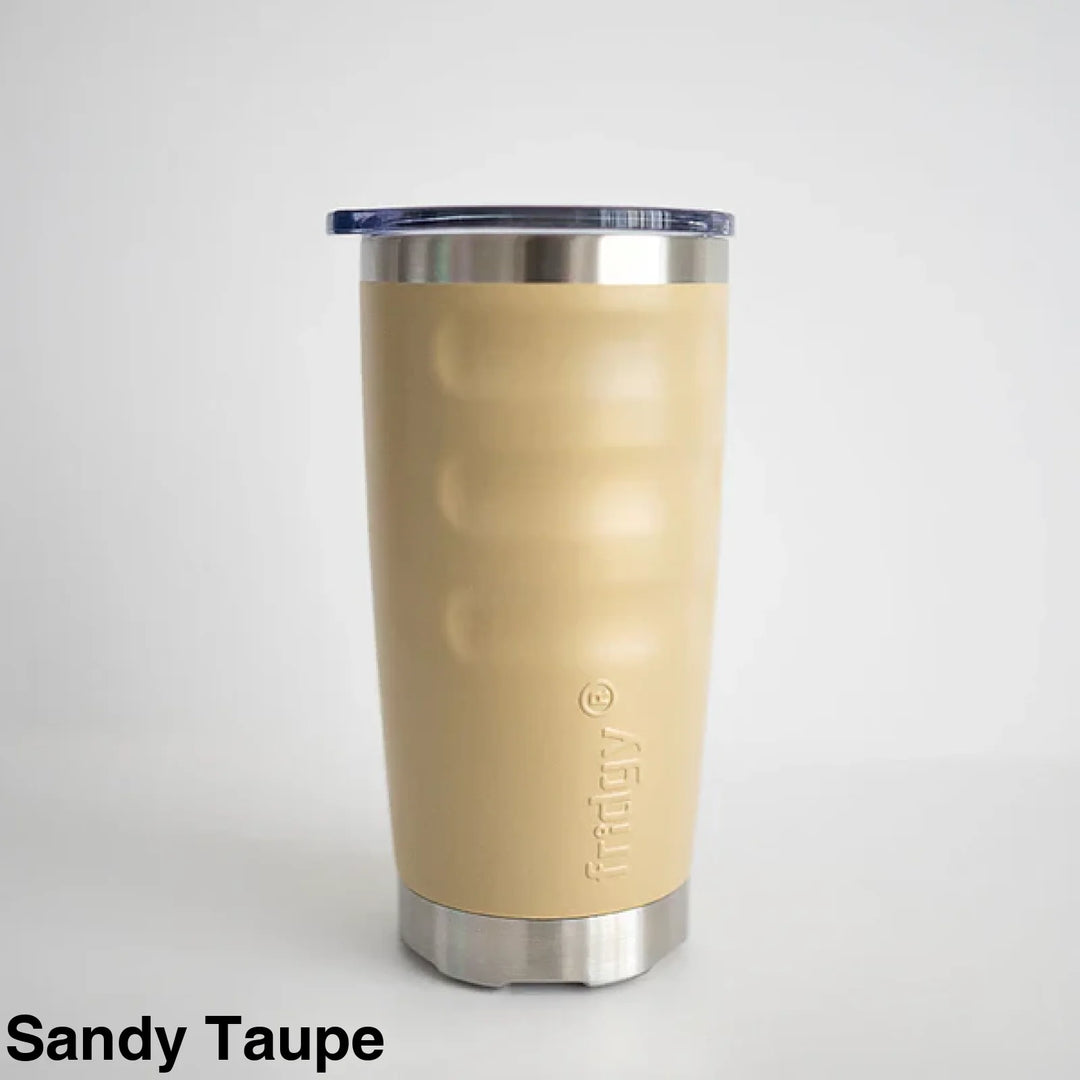 Fridgy 600ml Insulated Tumbler Sandy Taupe