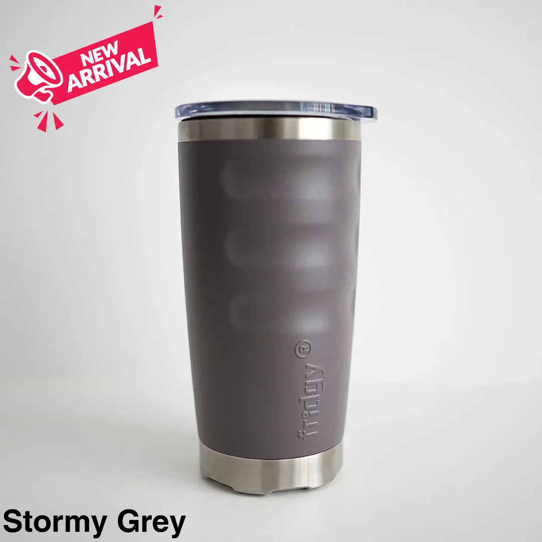 Fridgy 600ml Insulated Tumbler Stormy Grey