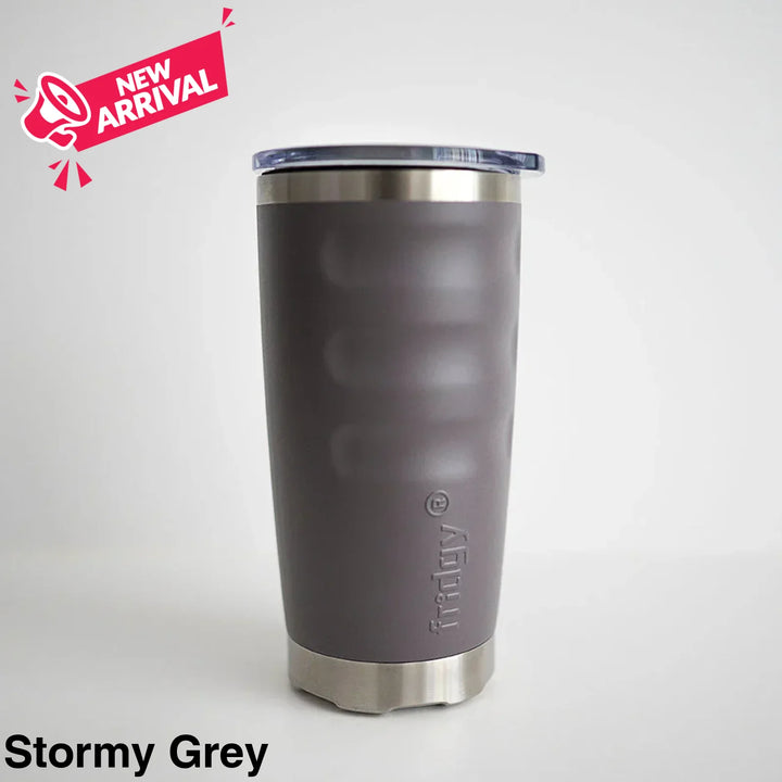 Fridgy 600ml Insulated Tumbler Stormy Grey