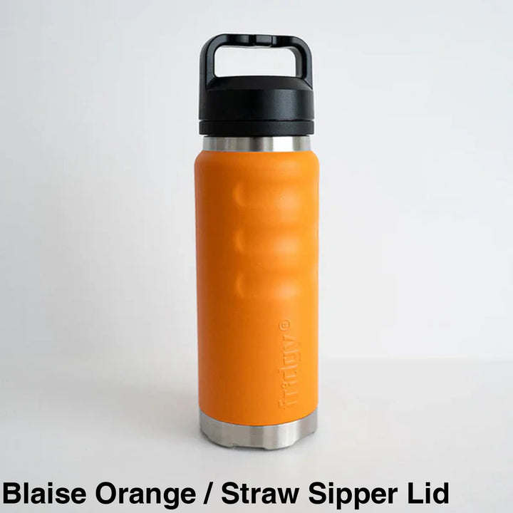 Fridgy 780Ml Insulated Bottle Blaise Orange / Wide Mouth Screw Lid