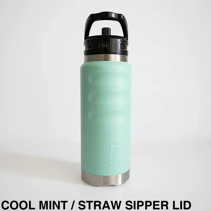 Fridgy 780ml Insulated Bottle Cool Mint / Straw Sipper Lid