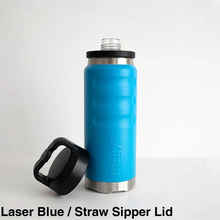 Fridgy 780Ml Insulated Bottle Laser Blue / Wide Mouth Screw Lid