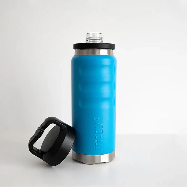 Fridgy 780Ml Insulated Bottle Laser Blue / Wide Mouth Screw Lid