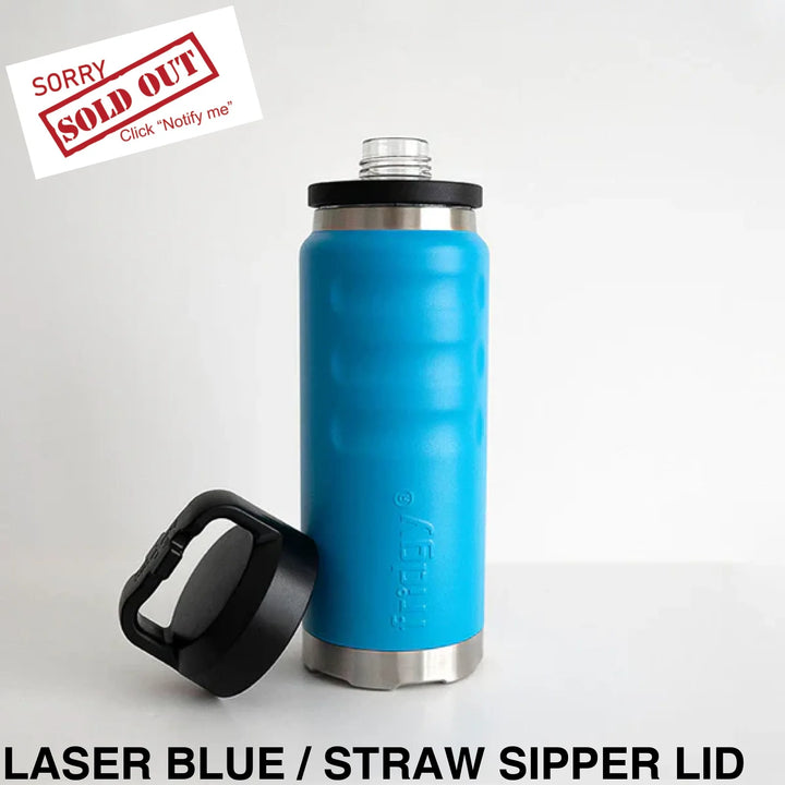 Fridgy 780Ml Insulated Bottle Laser Blue / Wide Mouth Screw Lid