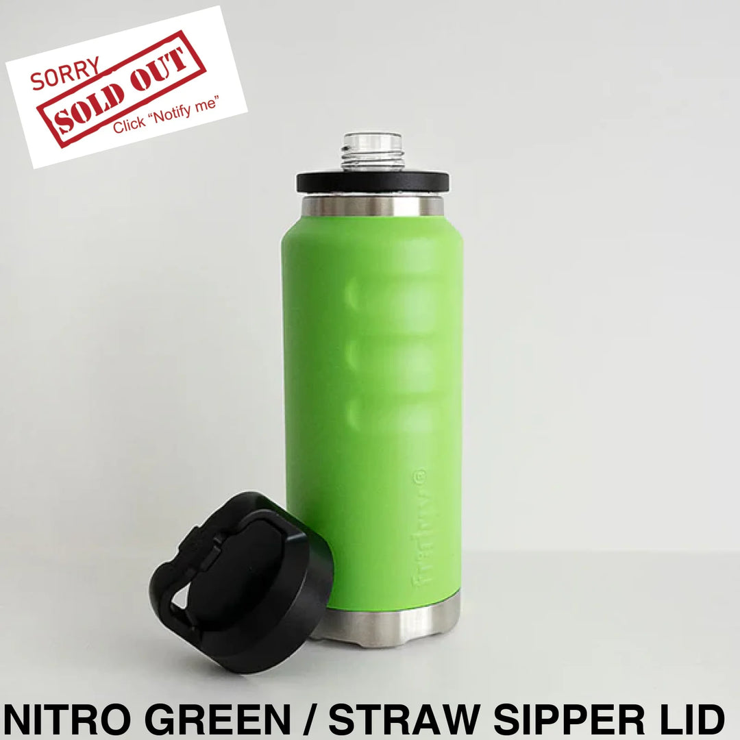 Fridgy 780Ml Insulated Bottle Nitro Green / Wide Mouth Screw Lid