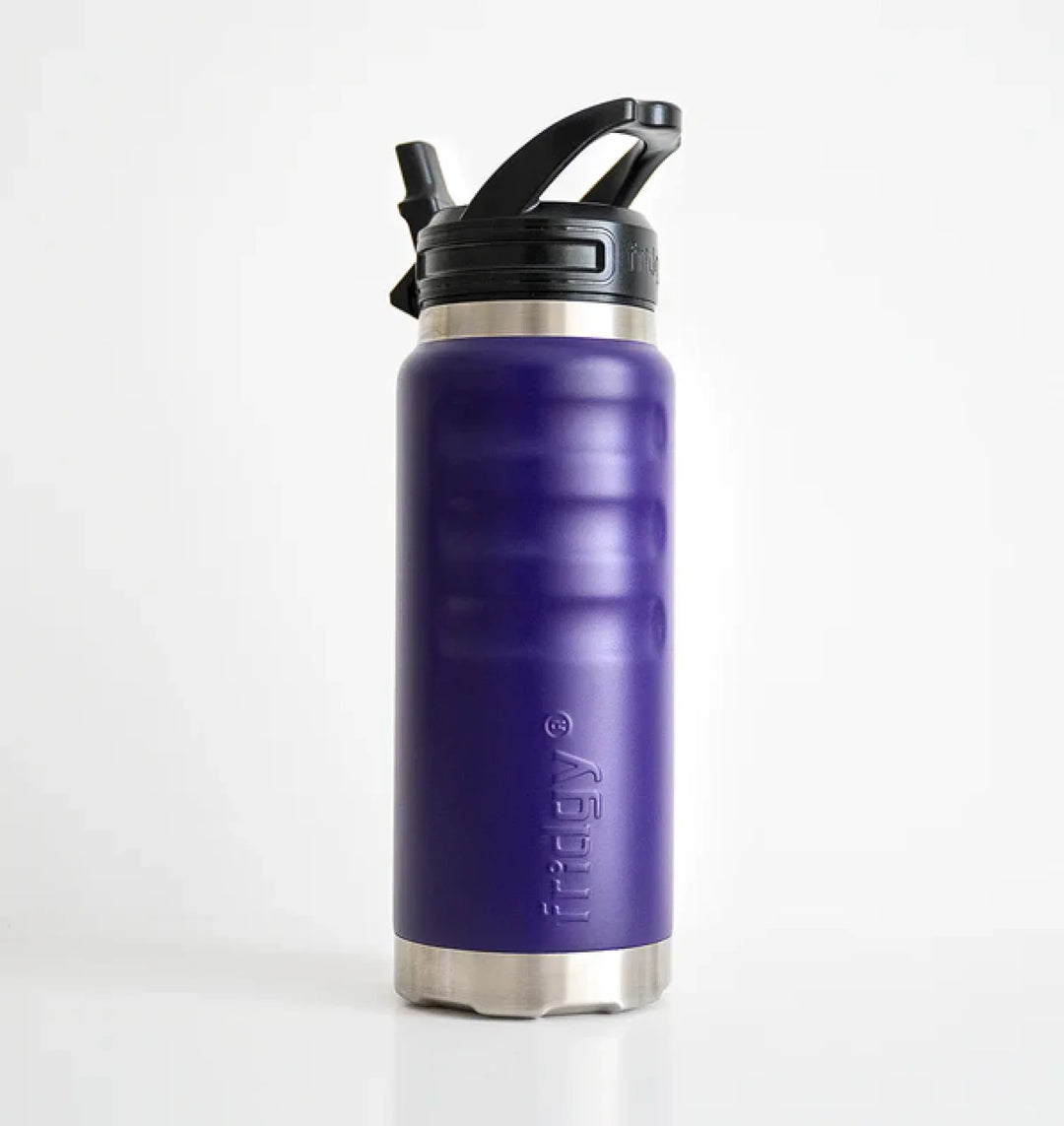 Fridgy 780Ml Insulated Bottle Purple Army / Wide Mouth Screw Lid