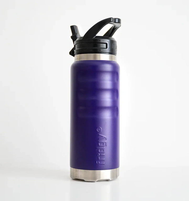 Fridgy 780Ml Insulated Bottle Purple Army / Wide Mouth Screw Lid