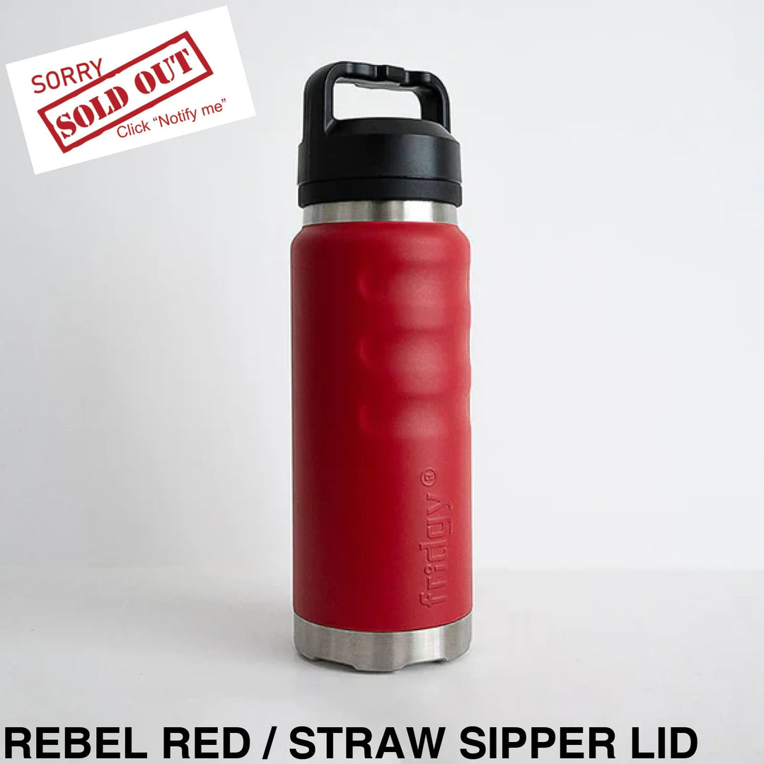 Fridgy 780Ml Insulated Bottle Regal Red / Wide Mouth Screw Lid