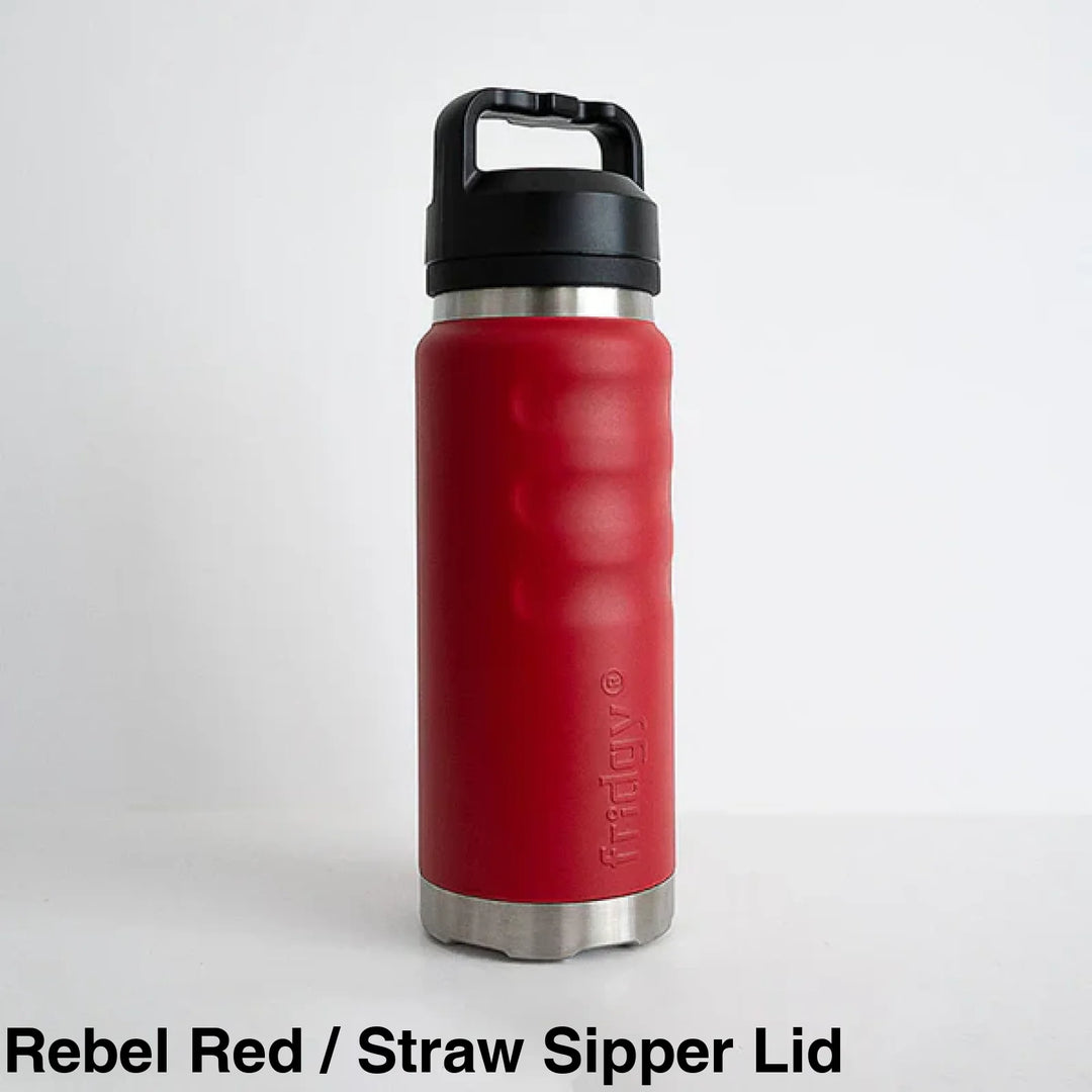 Fridgy 780Ml Insulated Bottle Regal Red / Wide Mouth Screw Lid