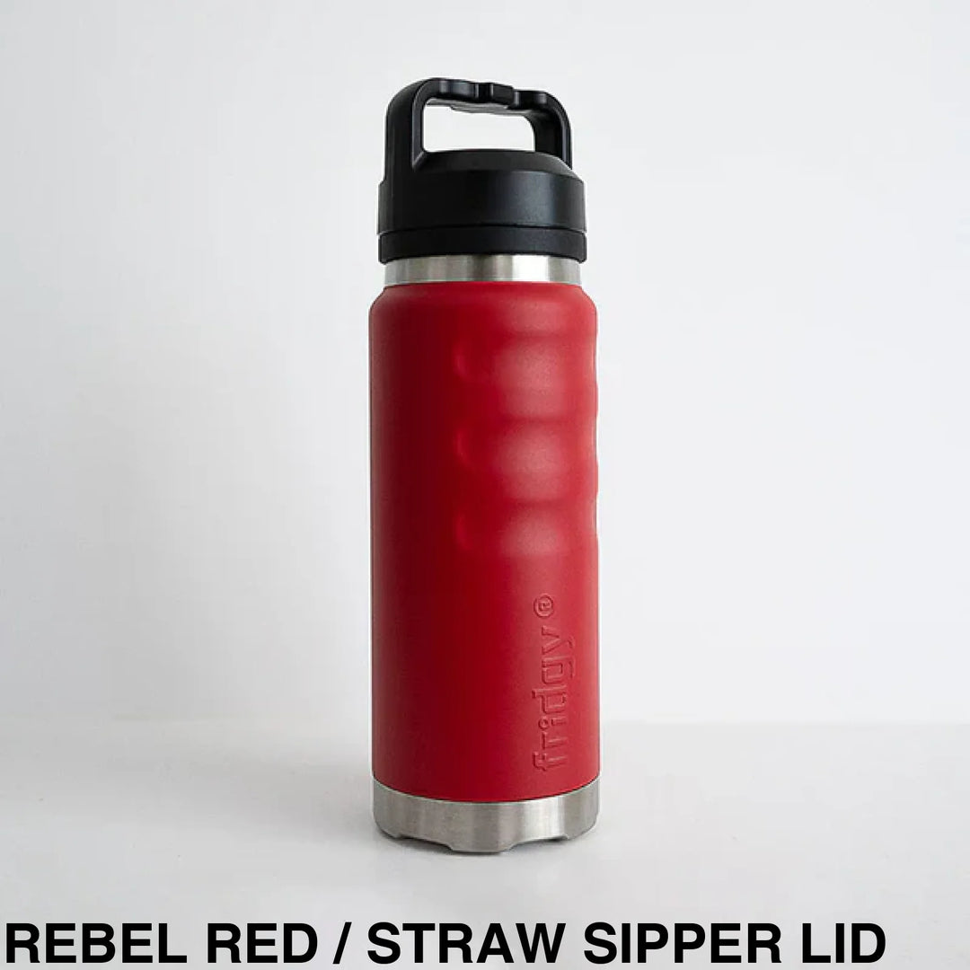Fridgy 780Ml Insulated Bottle Regal Red / Wide Mouth Screw Lid
