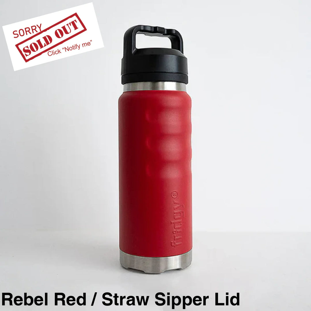 Fridgy 780Ml Insulated Bottle Regal Red / Wide Mouth Screw Lid
