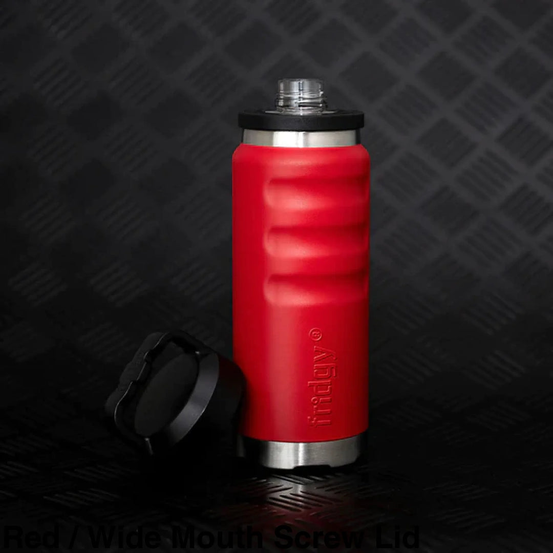 Fridgy 780Ml Insulated Bottle Red / Wide Mouth Screw Lid