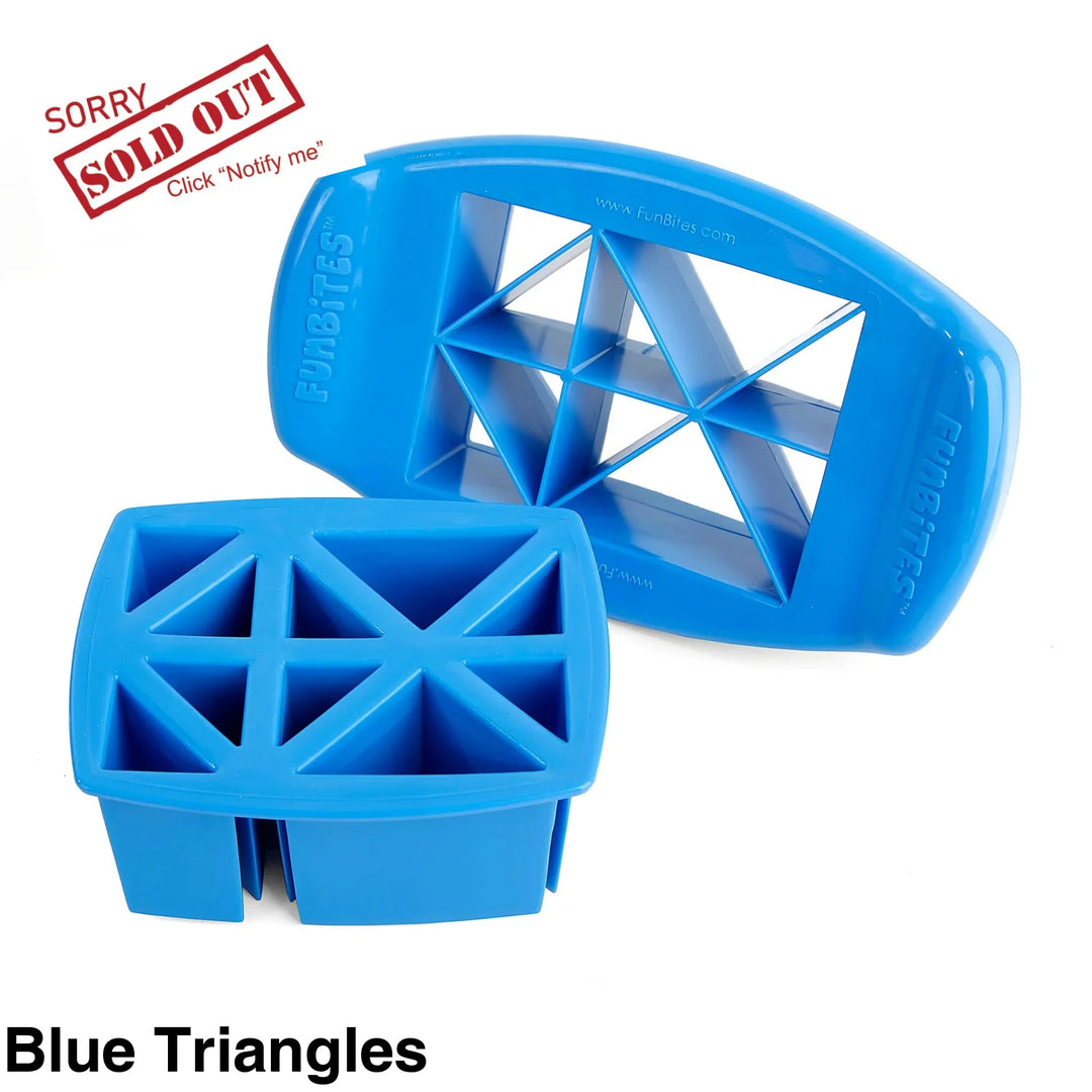 Funbites Sandwich Cutter Blue Triangles