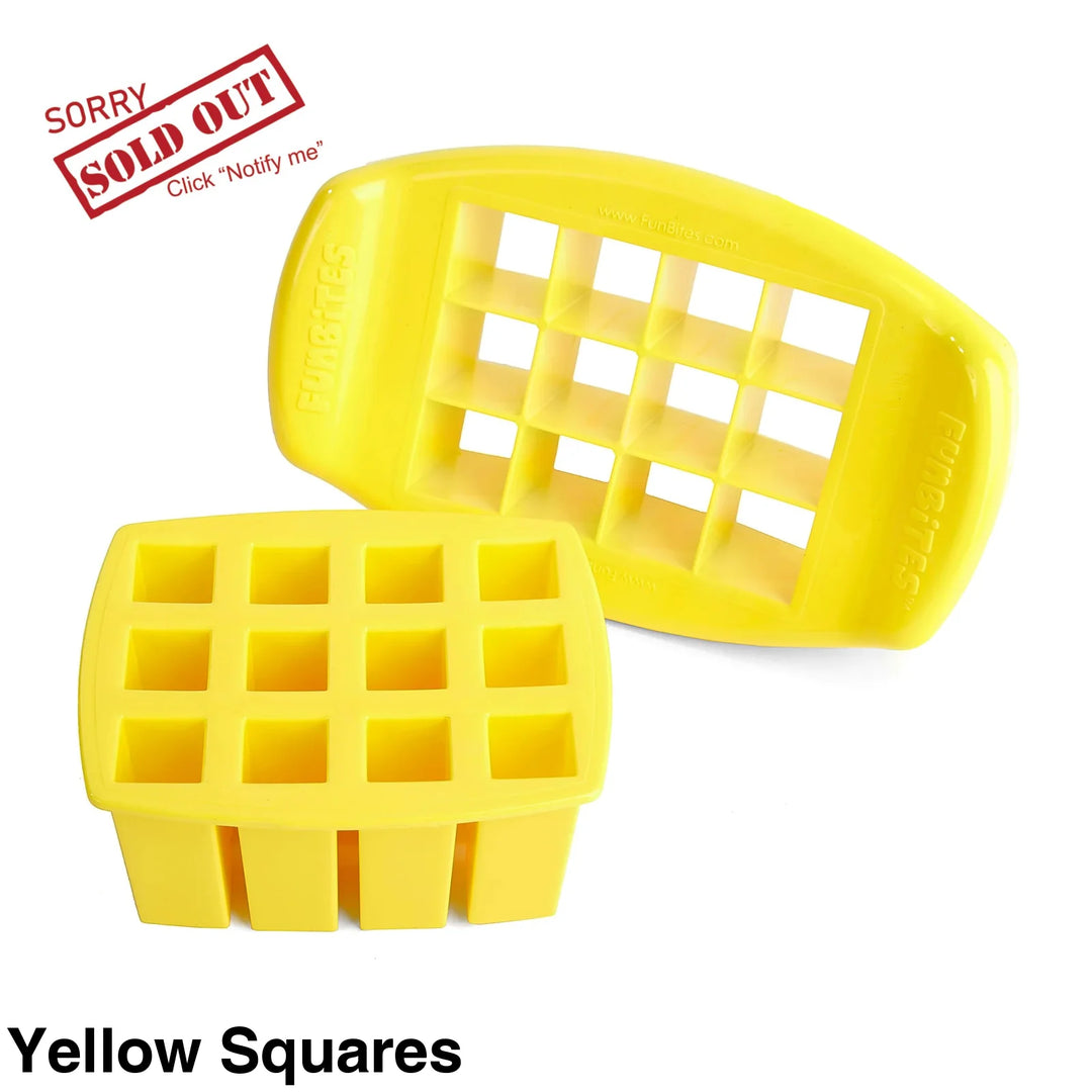Funbites Sandwich Cutter Yellow Squares