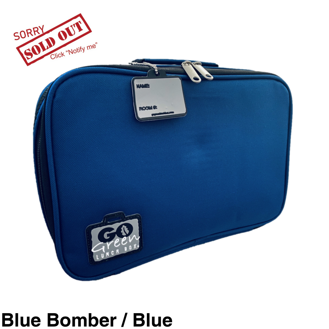Go Green Original Lunchbox Set Blue Bomber