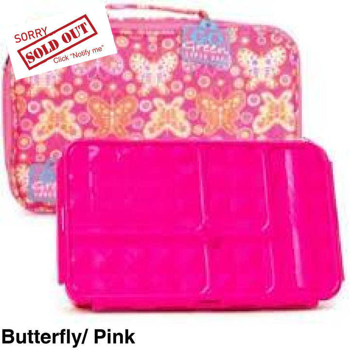 Go Green Original Lunchbox Set Butterfly/ Pink