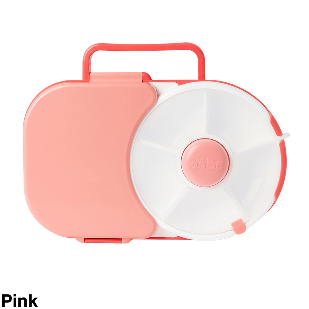 Gobe Snack Spinner Lunchbox Pink