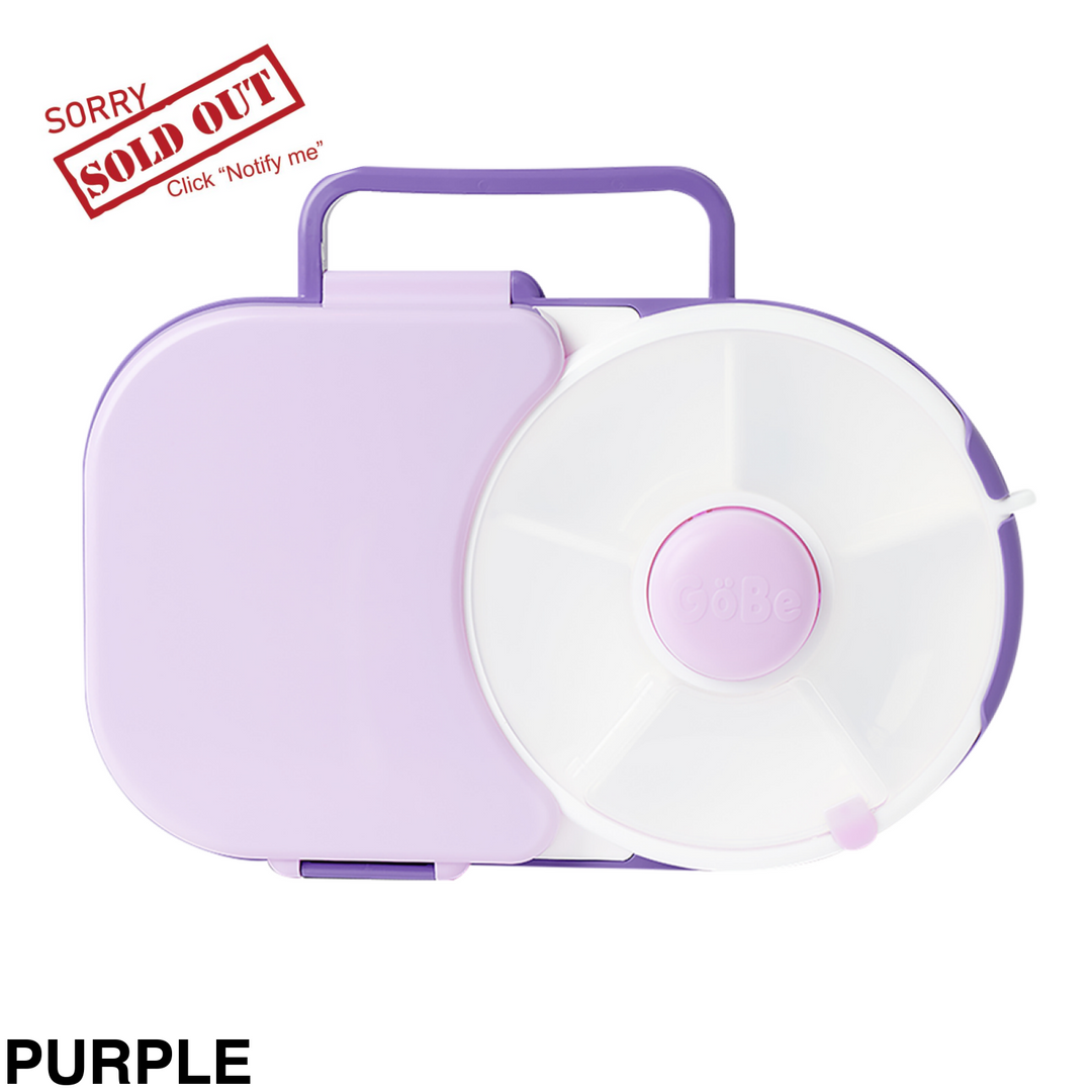 Gobe Snack Spinner Lunchbox Purple