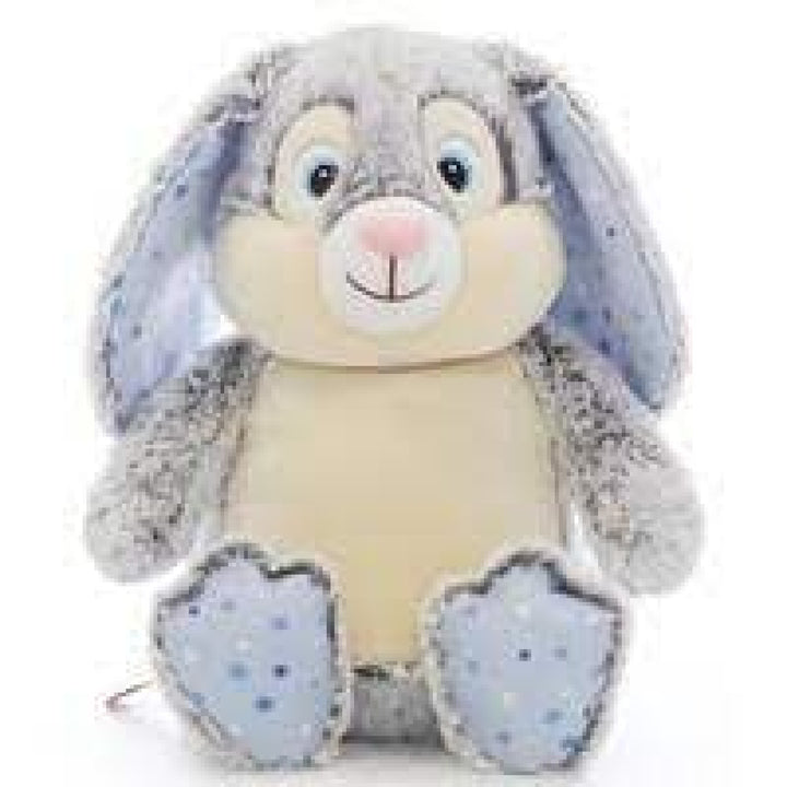 Grey Bunny With Blue Stars Cubbie