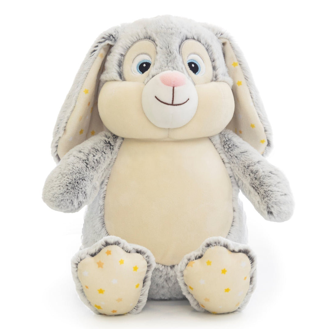 Grey Bunny With Yellow Stars Cubbie