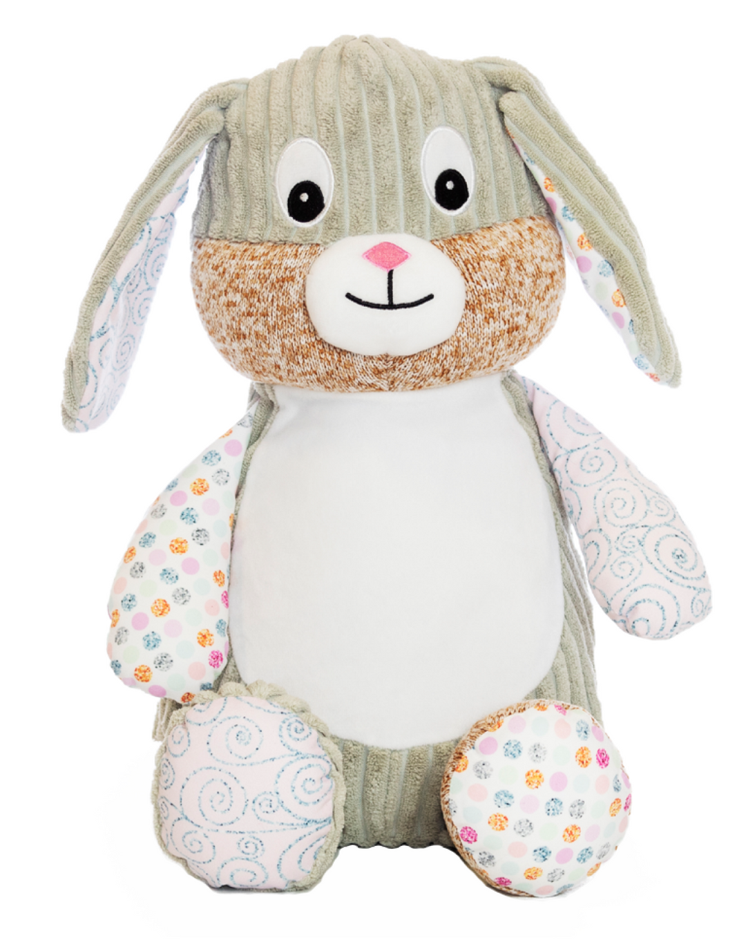Harlequin Bunny - Icing Sugar Cubbie