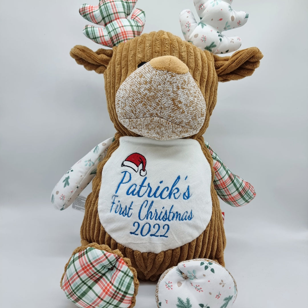 Patchwork Reindeer - Winter Wonderland Cubbie