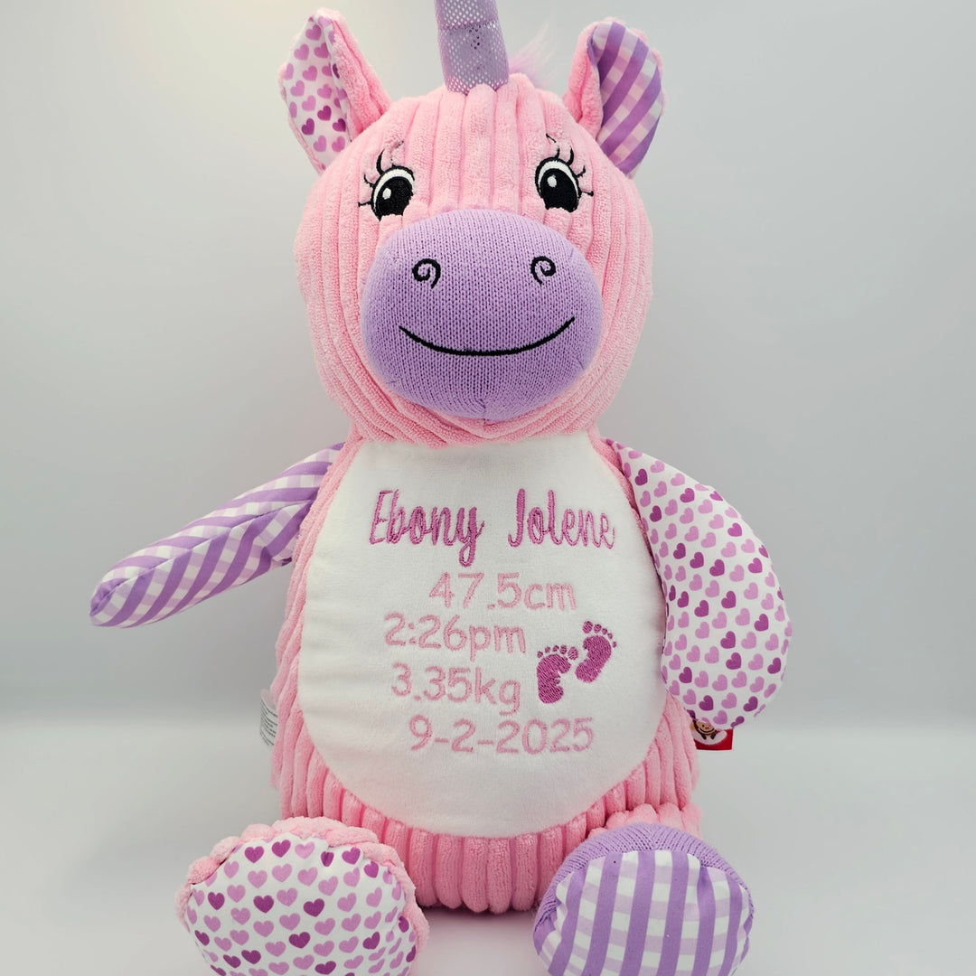 Harlequin Unicorn Cubby - Pink Cubbie