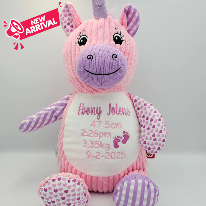 Harlequin Unicorn Cubby - Pink Cubbie