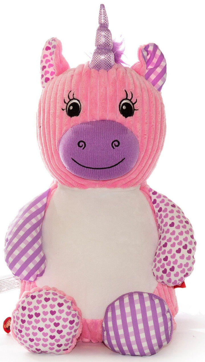 Pink Harlequin Unicorn Cubbie