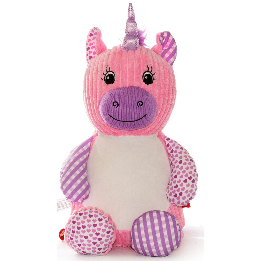 Pink Harlequin Unicorn Cubbie