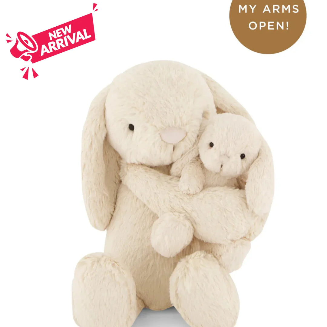 Jamie Kay Snuggle Bunnies - Frankie the Hugging Bunny 30cm Brulee