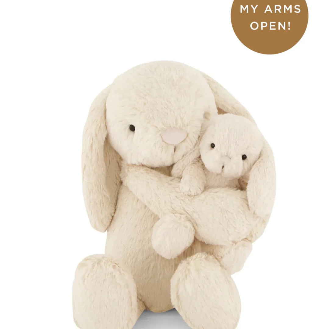 Jamie Kay Snuggle Bunnies - Frankie the Hugging Bunny 30cm Brulee
