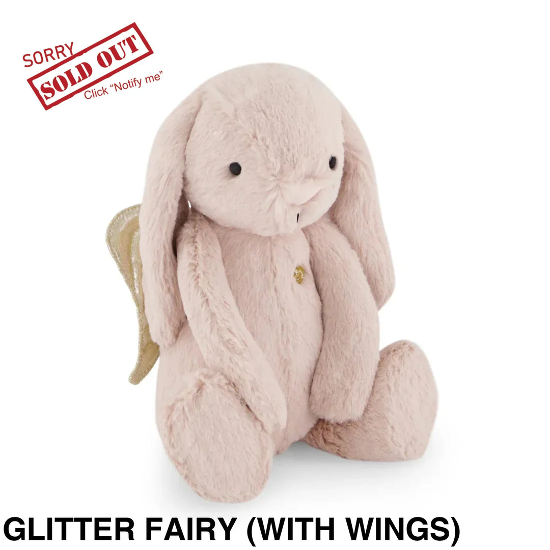 Jamie Kay Snuggle Bunnies - Penelope the Bunny 30cm Glitter Fairy (with wings)